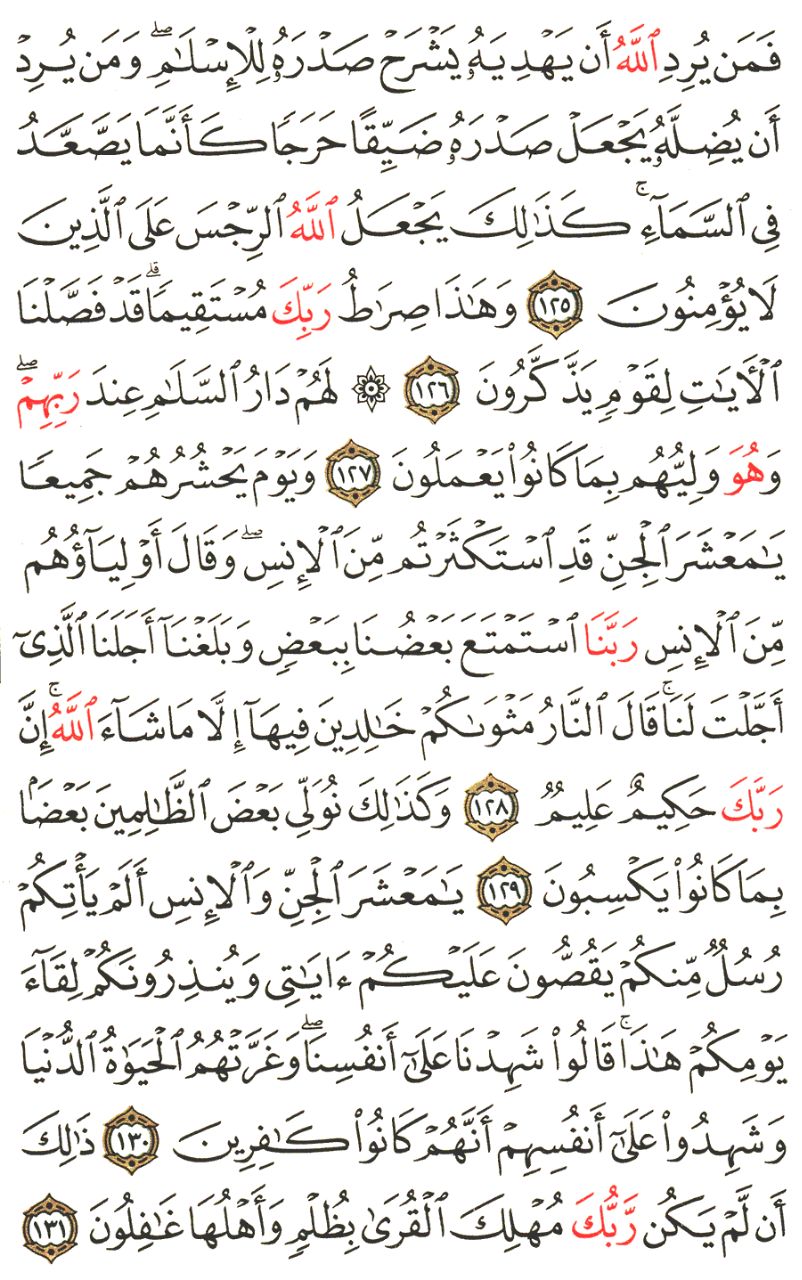 Front for سورة الأنعام The Cattle #16