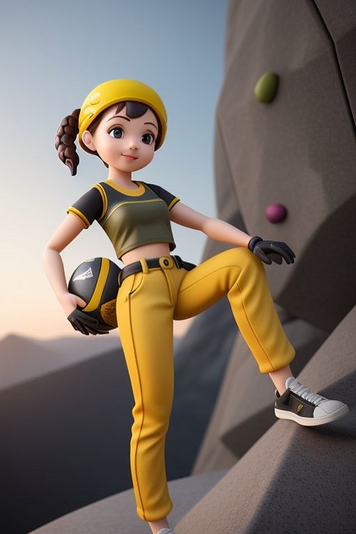 Front for Sporty Girls - Climbing
