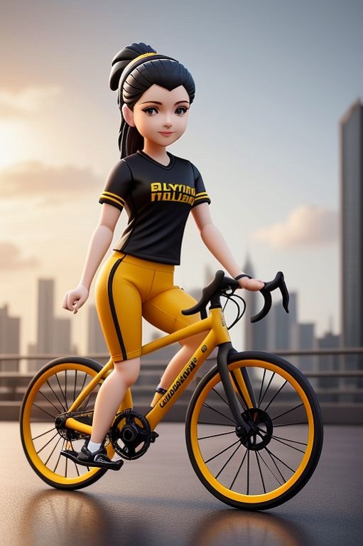 Front for Sporty Girls - Road cycling