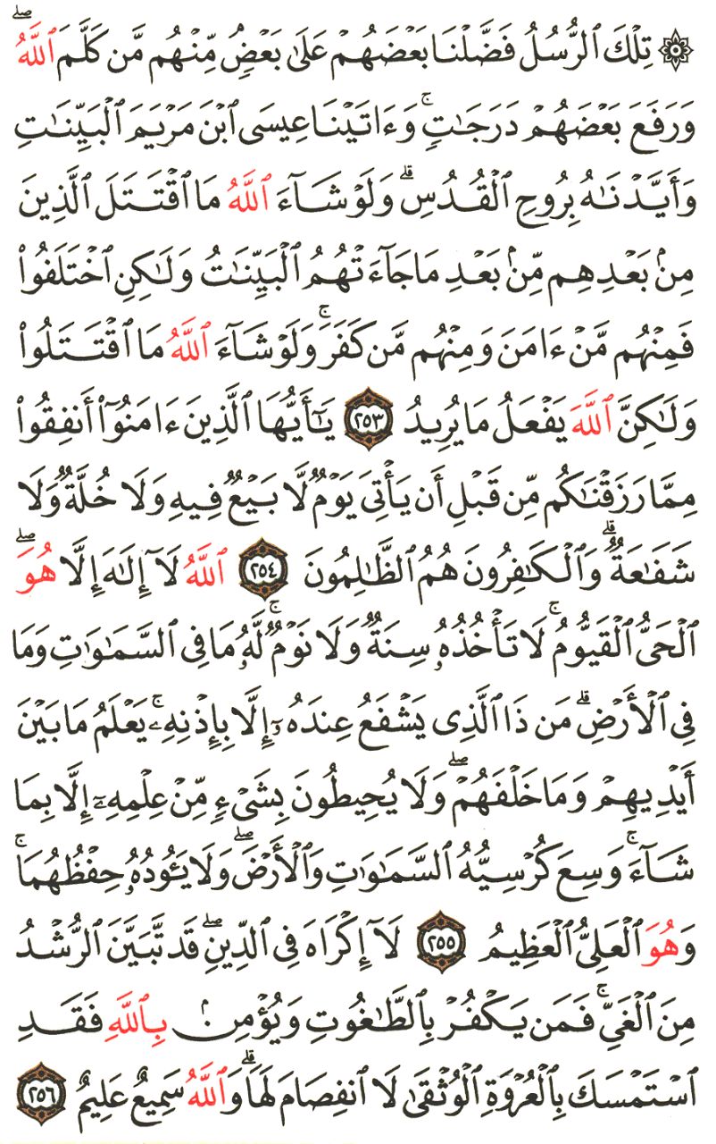 Front for سورة البقرة The Cow #41
