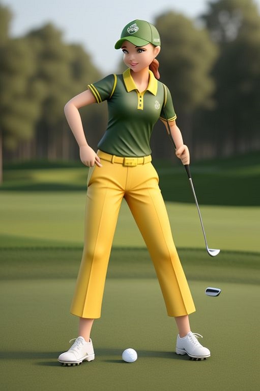 Front for Sporty Girls - Golf