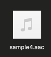 Front for Sample AAC