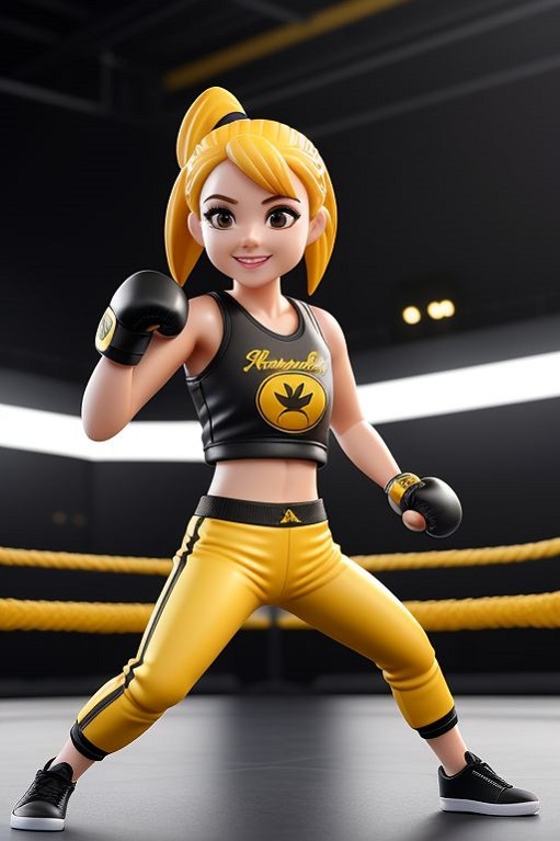 Front for Sporty Girls - MMA