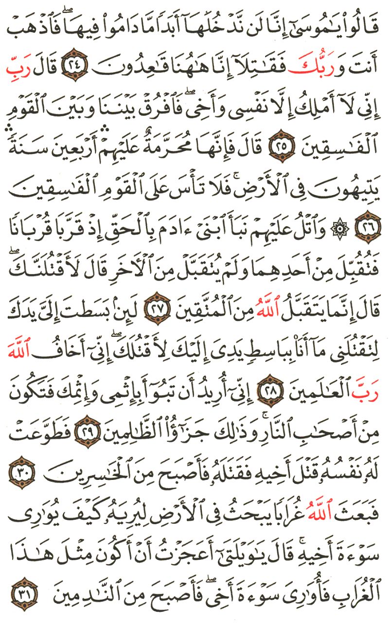 Front for سورة المائدة The Table #6