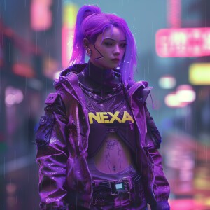 Front for Avatar Nexa Cyberpunk Girl