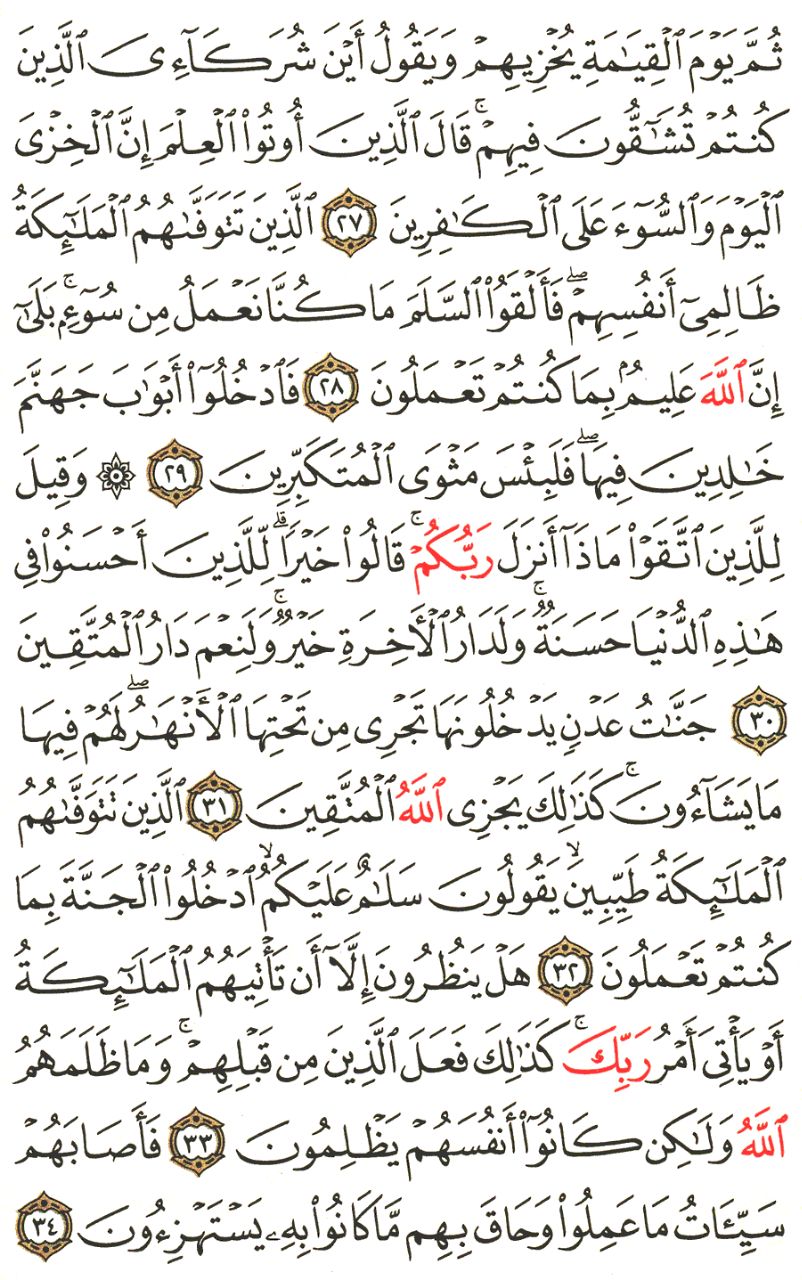 Front for سورة النحل  The Bees #3