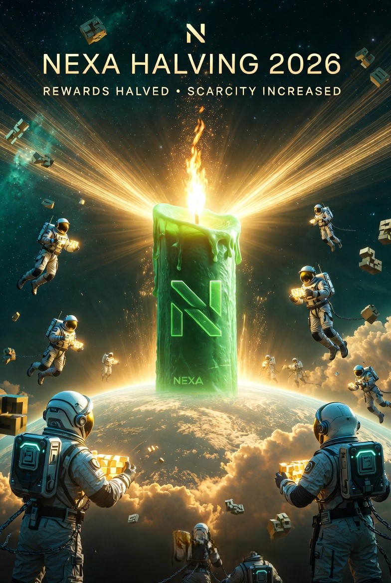Front for Nexa Halving May 2026 Celebration