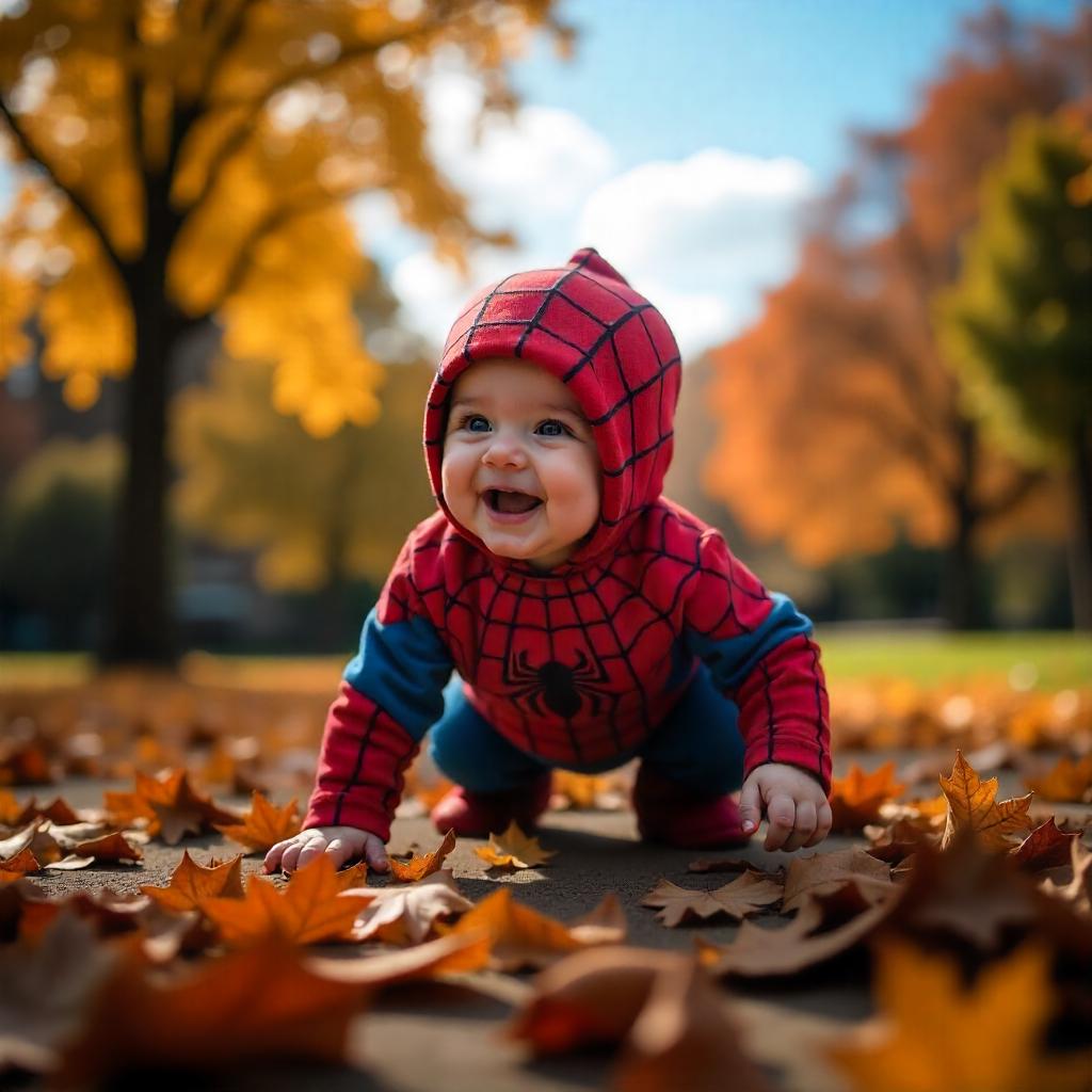 Front for Baby Spider Man