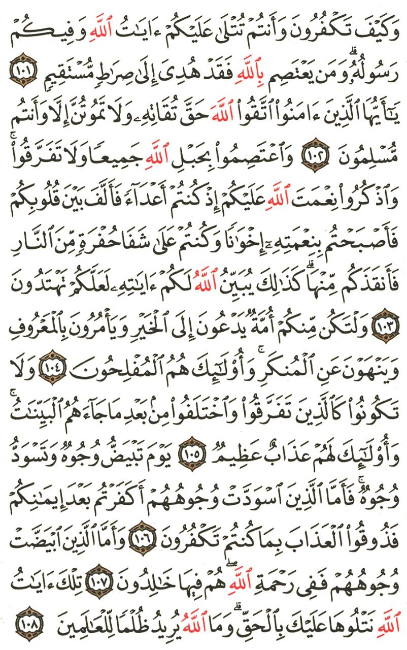Front for سورة آل عمران #13