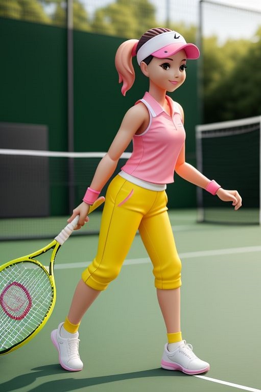 Front for Sporty Girls - Tennis
