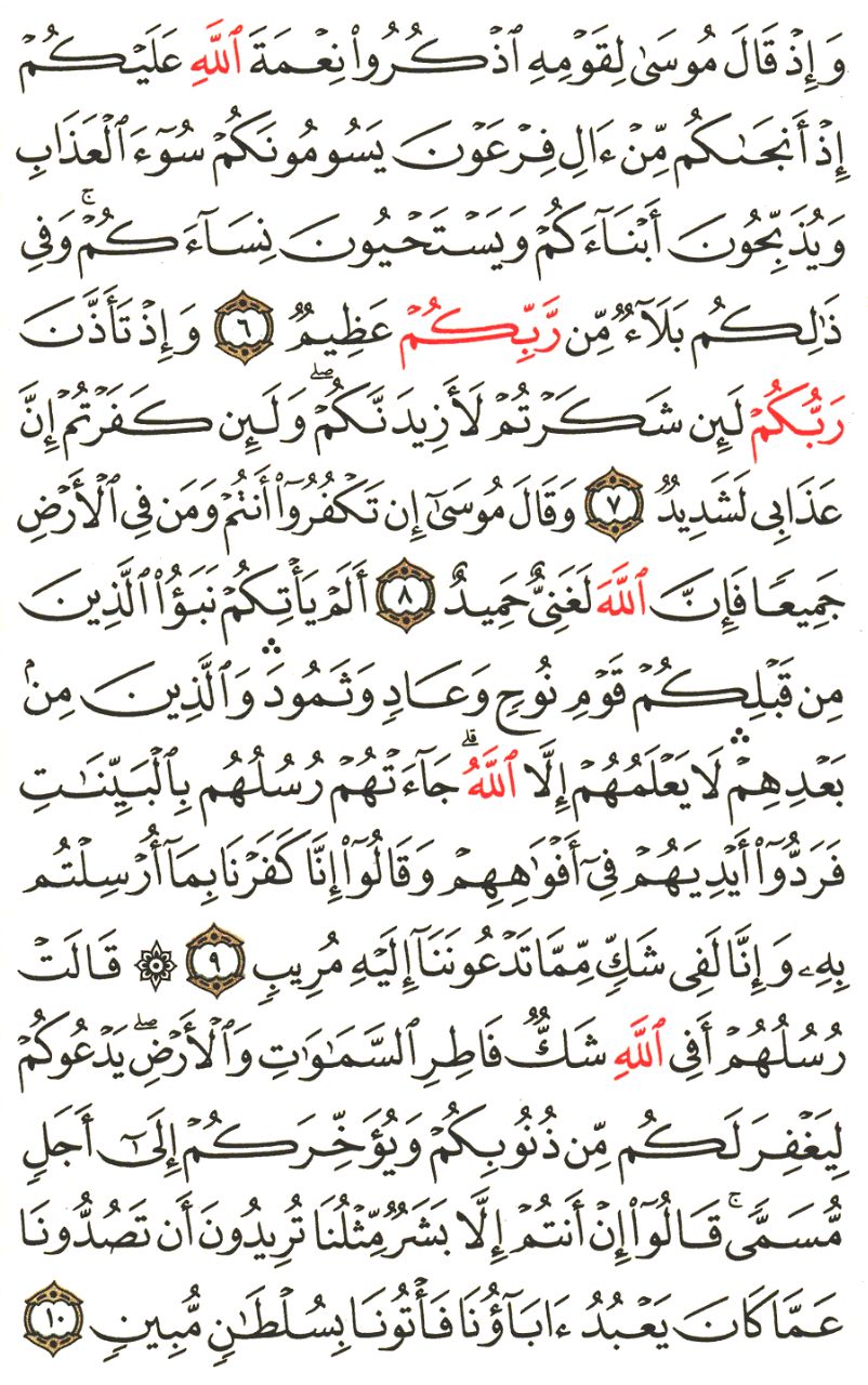 Front for سورة ابراهيم Abraham #1