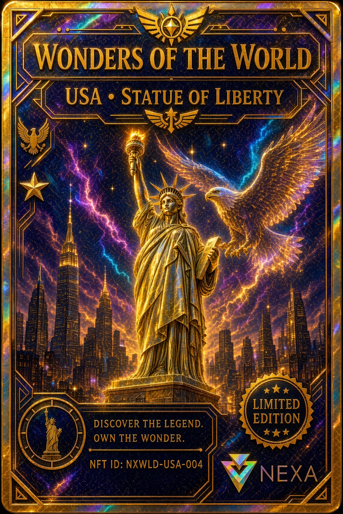 Front for USA - Statue of Liberty #4