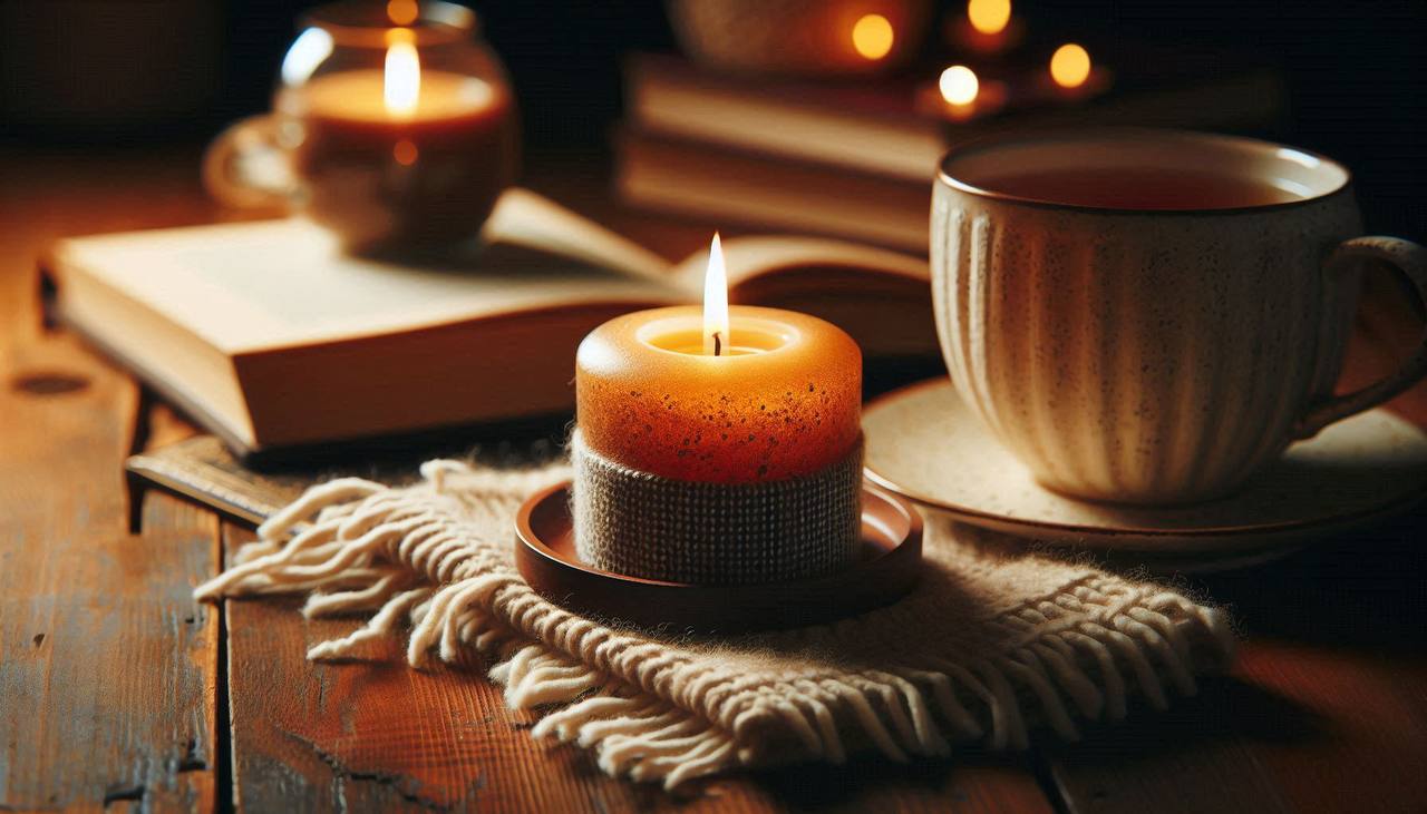 Front for candle