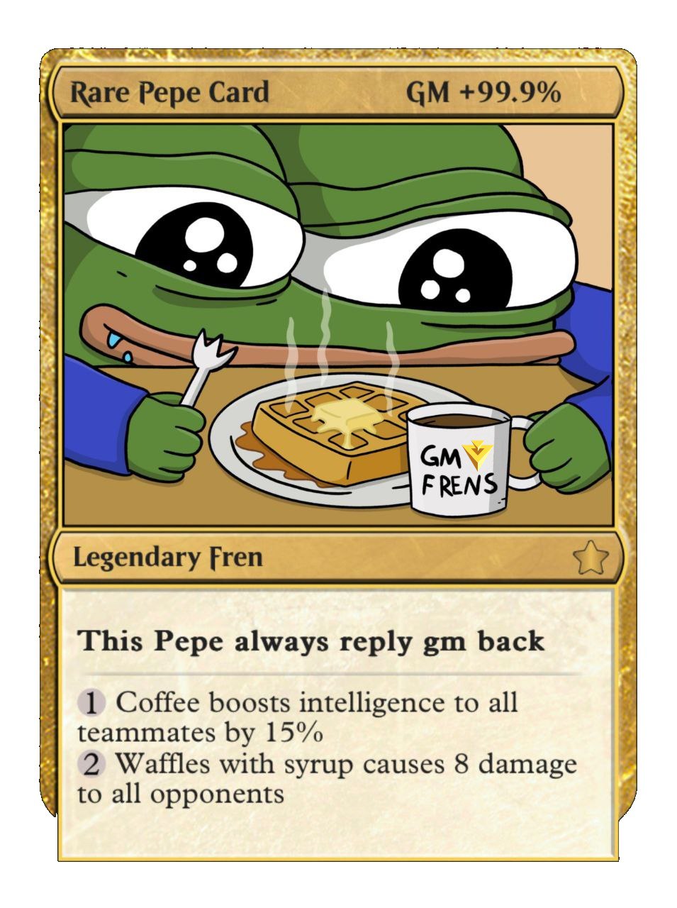 Front for Rare Pepe Card