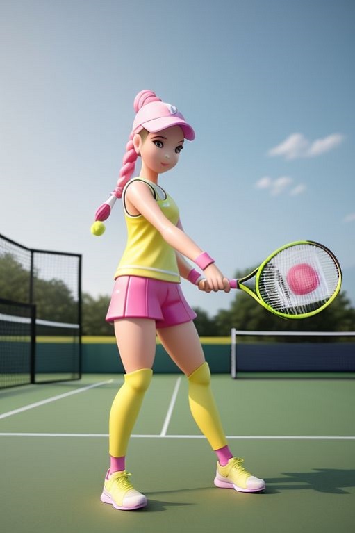 Front for Sporty Girls - Tennis 2