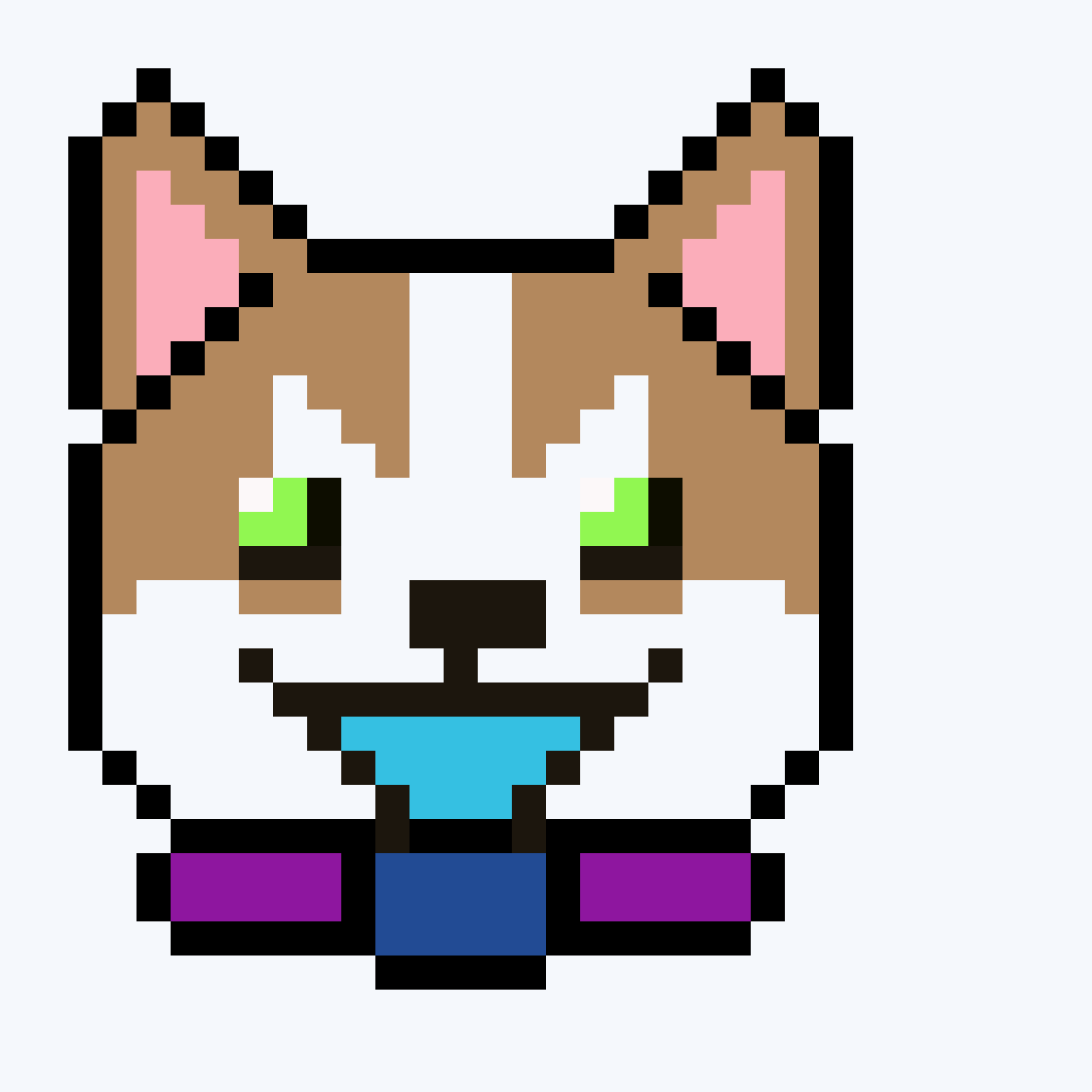 Front for Pixel Pup #17
