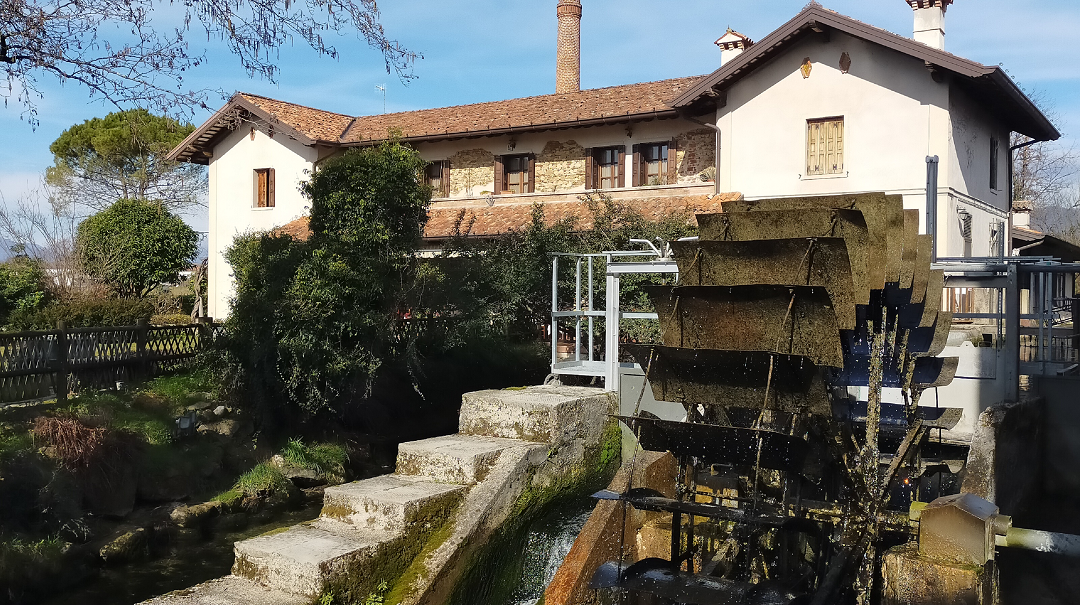 Front for Water mill at Reana del Rojale