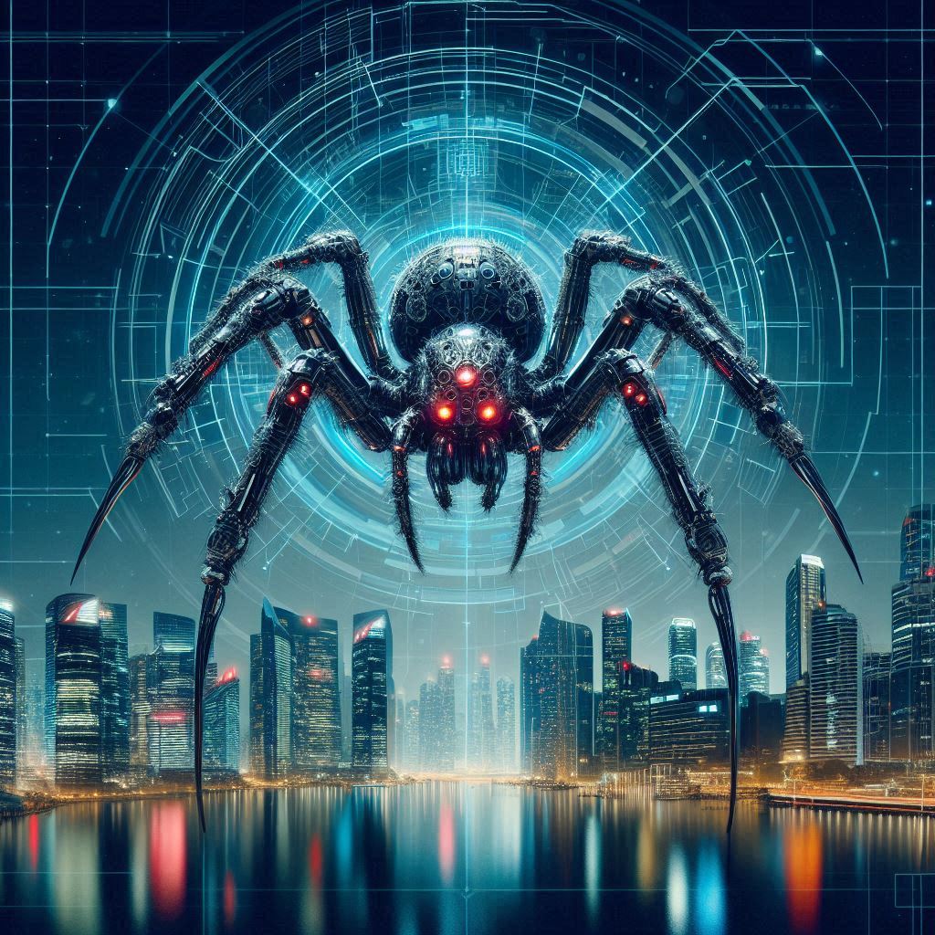 Front for Cyber Spider #4